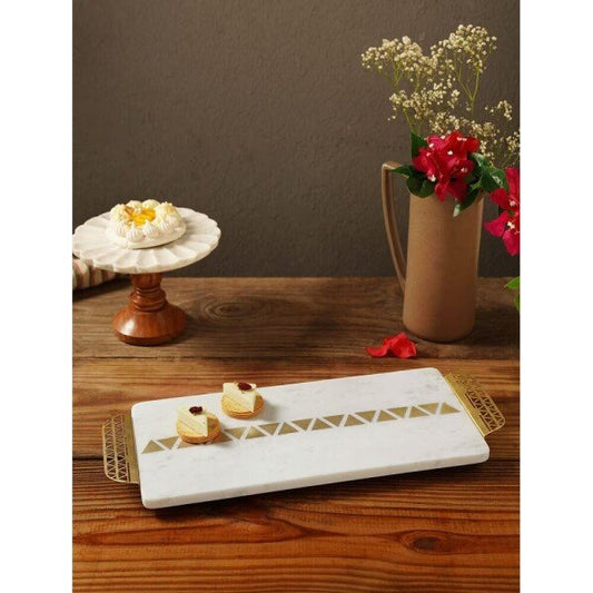 Buy White Marble Tray/Platter