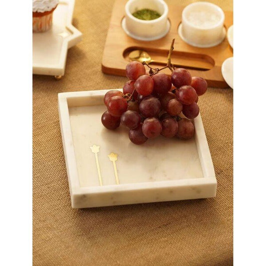 Buy White Marble Utility Tray