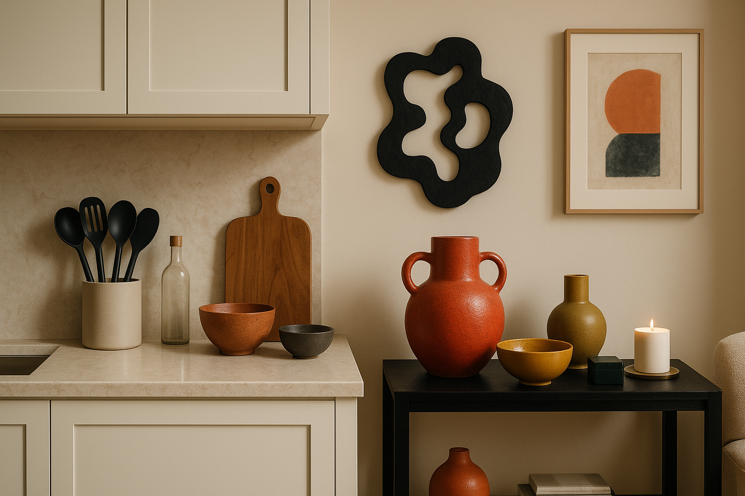 Our products are designed to elevate every corner of your space. From kitchen essentials to bold home decor pieces, we have the right accents to make your house feel like a home.